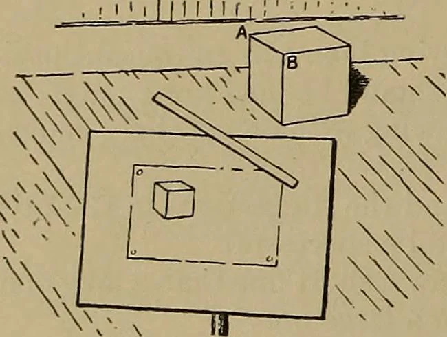 An illustration from Notes on technical sketching and free hand lettering for engineering students, 1912, leaf 93