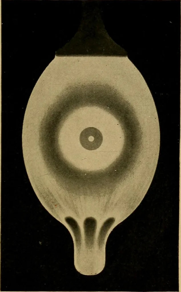 An illustration from Notes on X-light, 1903, leaf 480