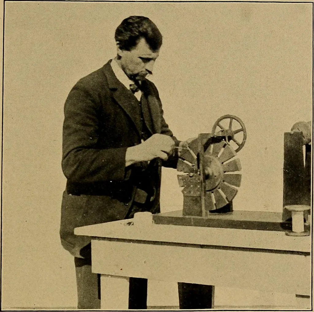 An illustration from Notes on X-light, 1903, leaf 588