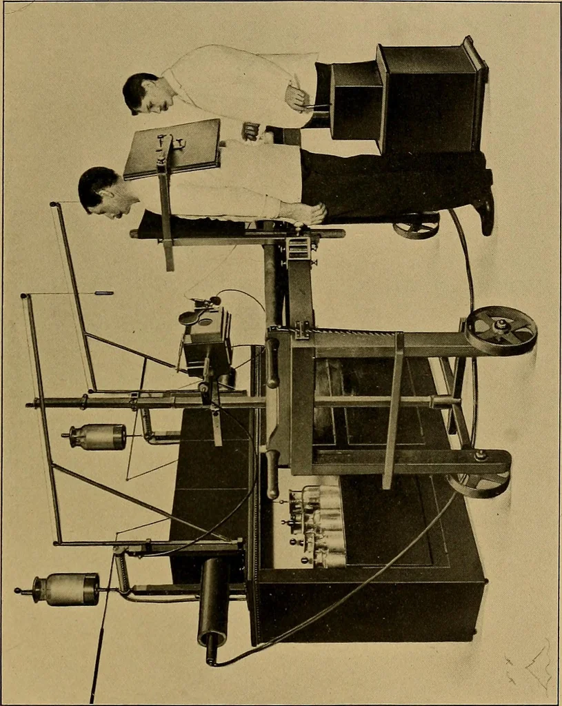 An illustration from Notes on X-light, 1903, leaf 608