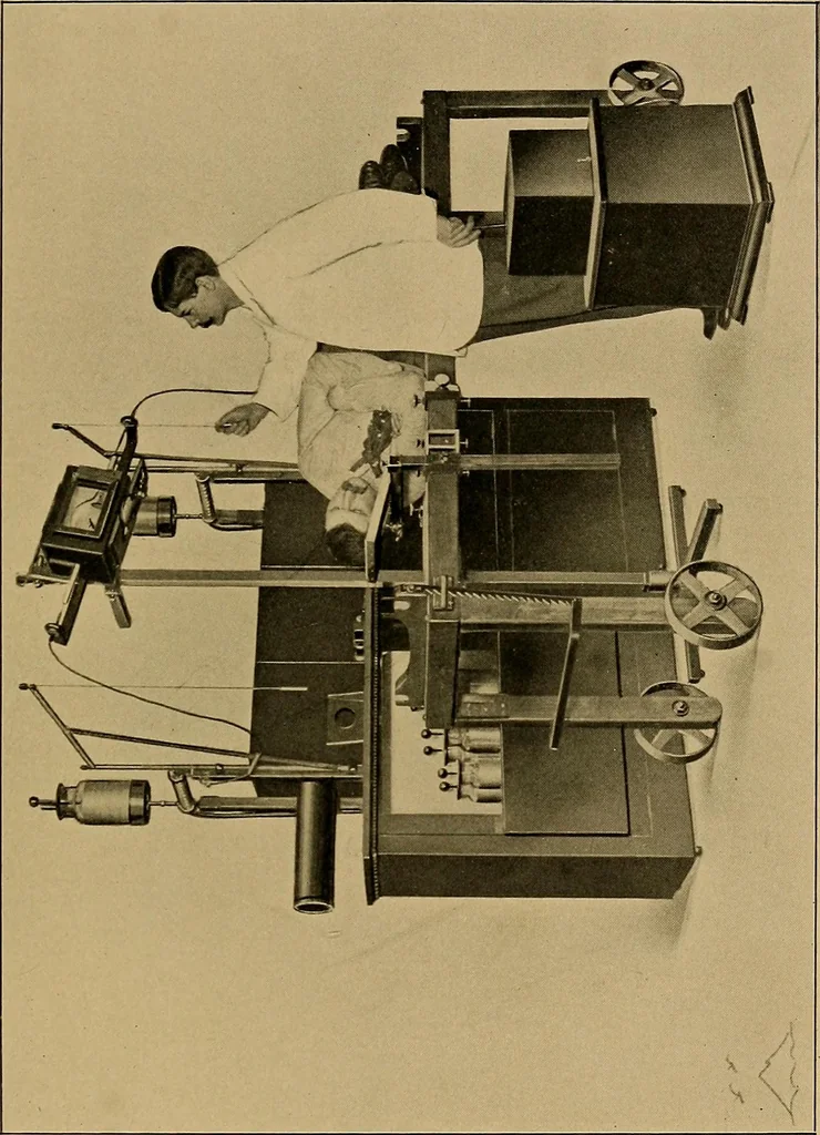 An illustration from Notes on X-light, 1903, leaf 624