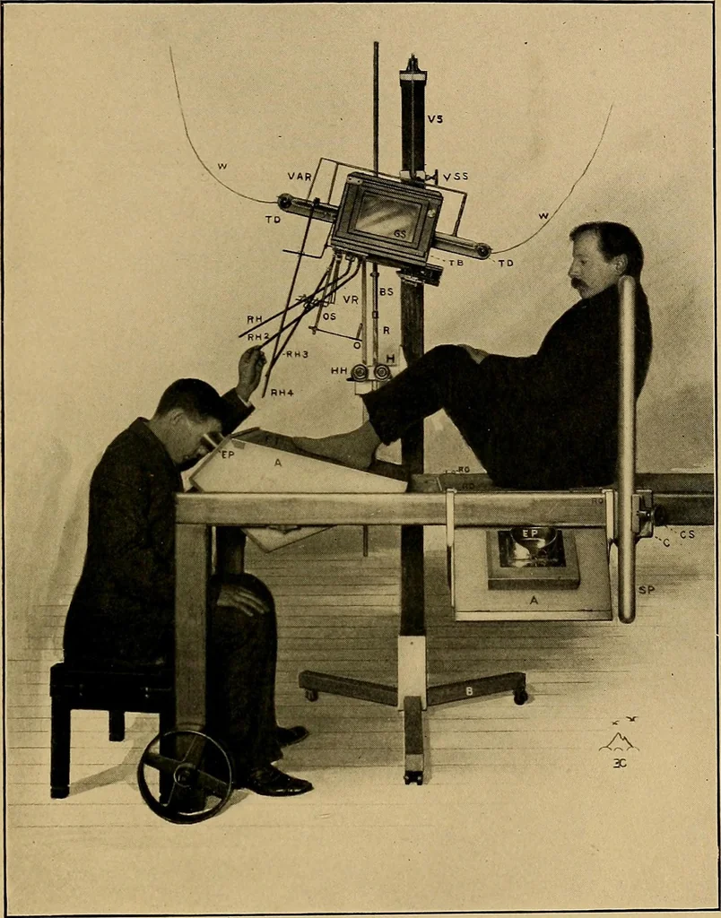 An illustration from Notes on X-light, 1903, leaf 664