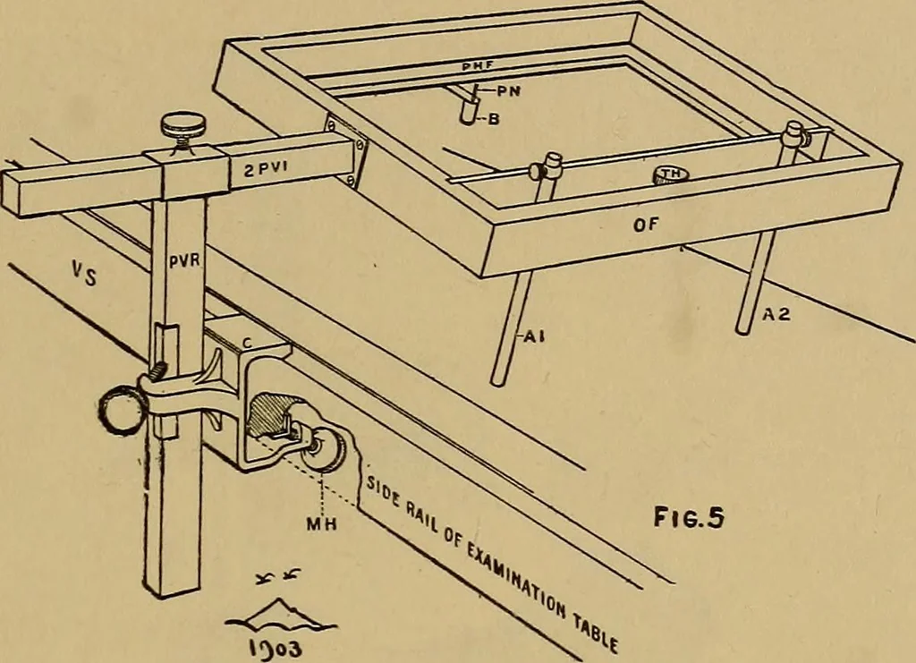 An illustration from Notes on X-light, 1903, leaf 692