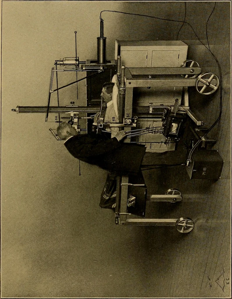 An illustration from Notes on X-light, 1903, leaf 696