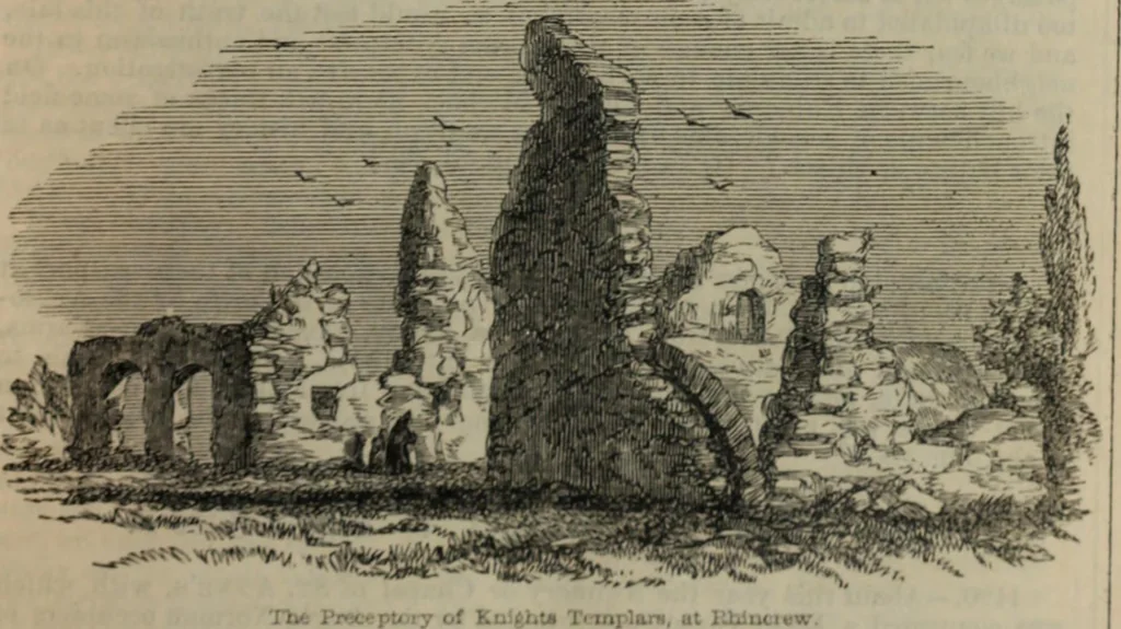 An illustration from Notes and records of the ancient religious foundations, at Youghal Co. Cork, and its vicinity, 1854, leaf 46