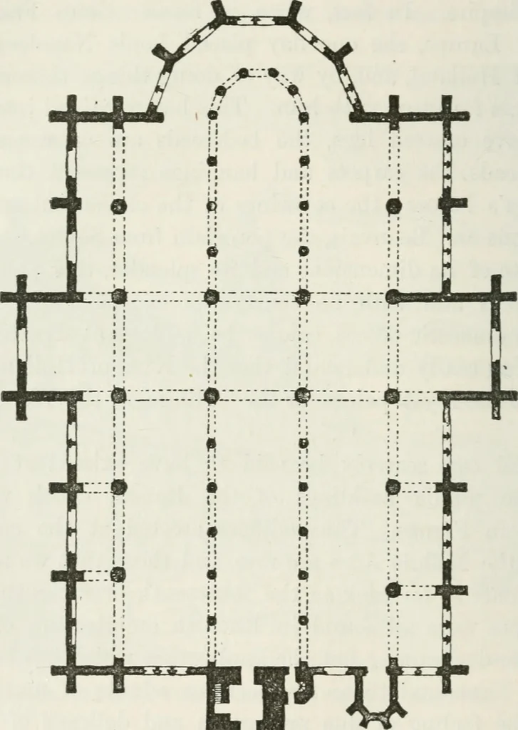An illustration from Notes and sketches of an architect taken during a journey in the northwest of Europe;, 1877, leaf 107