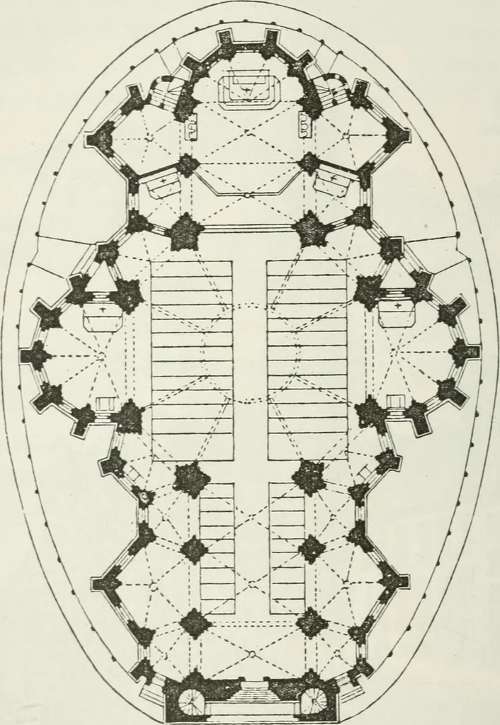 An illustration from Notes and sketches of an architect taken during a journey in the northwest of Europe;, 1877, leaf 113