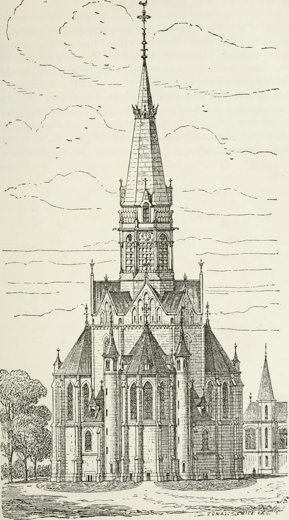 An illustration from Notes and sketches of an architect taken during a journey in the northwest of Europe;, 1877, leaf 114