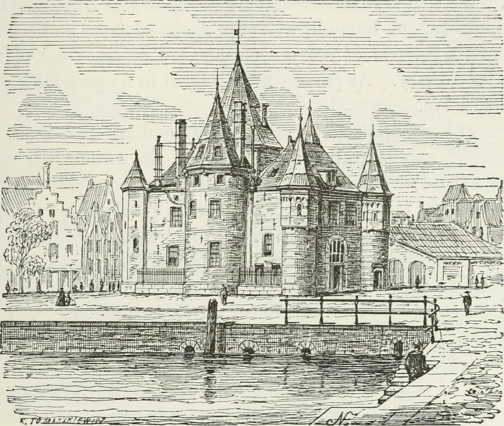 An illustration from Notes and sketches of an architect taken during a journey in the northwest of Europe;, 1877, leaf 128