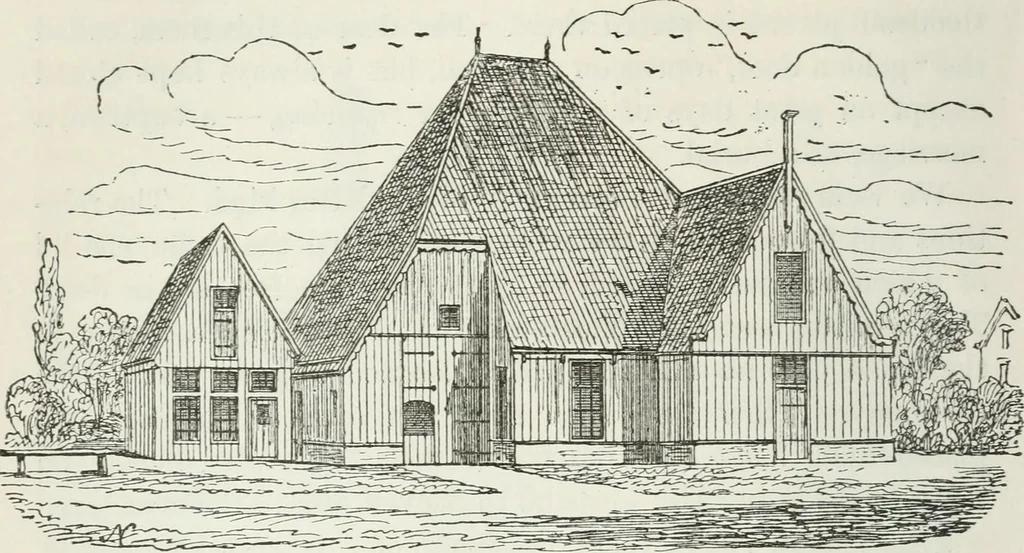An illustration from Notes and sketches of an architect taken during a journey in the northwest of Europe;, 1877, leaf 141