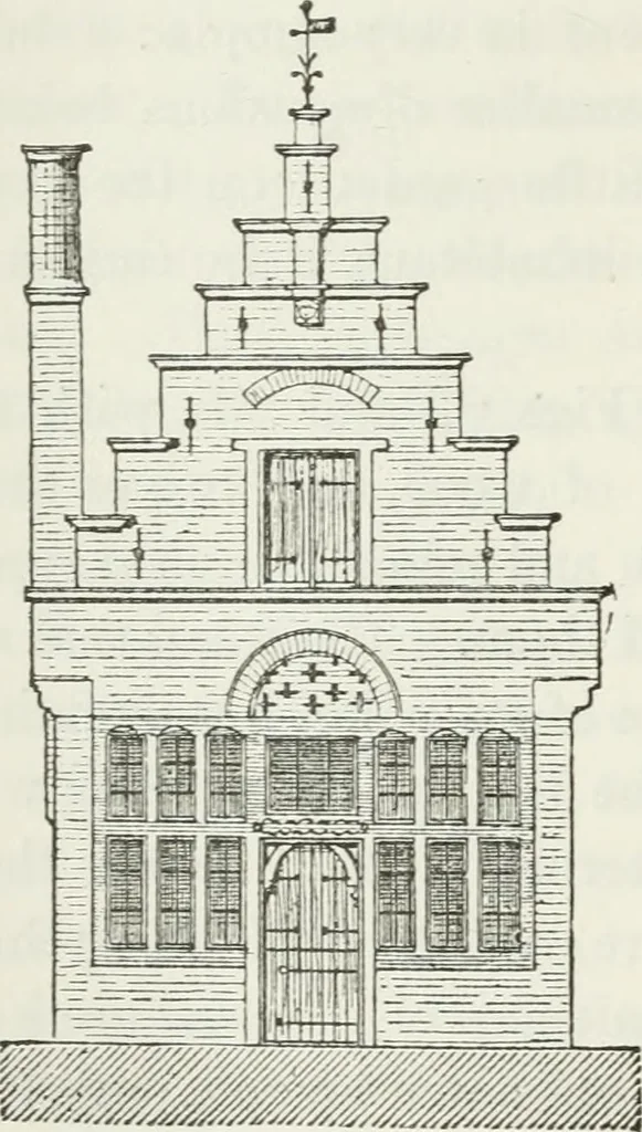 An illustration from Notes and sketches of an architect taken during a journey in the northwest of Europe;, 1877, leaf 145