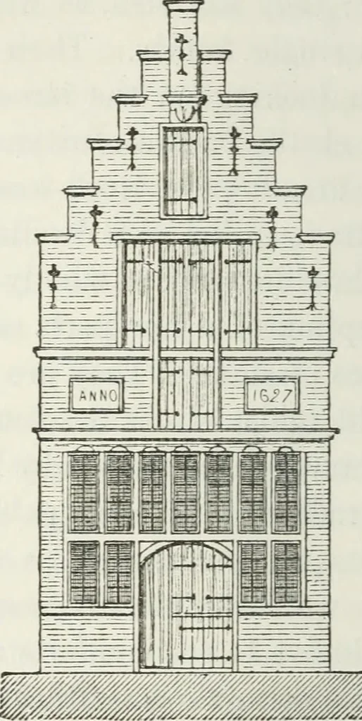 An illustration from Notes and sketches of an architect taken during a journey in the northwest of Europe;, 1877, leaf 145