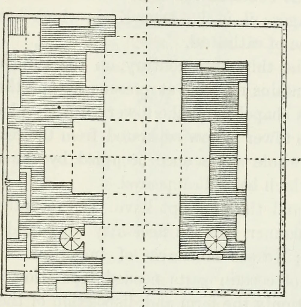 An illustration from Notes and sketches of an architect taken during a journey in the northwest of Europe;, 1877, leaf 148