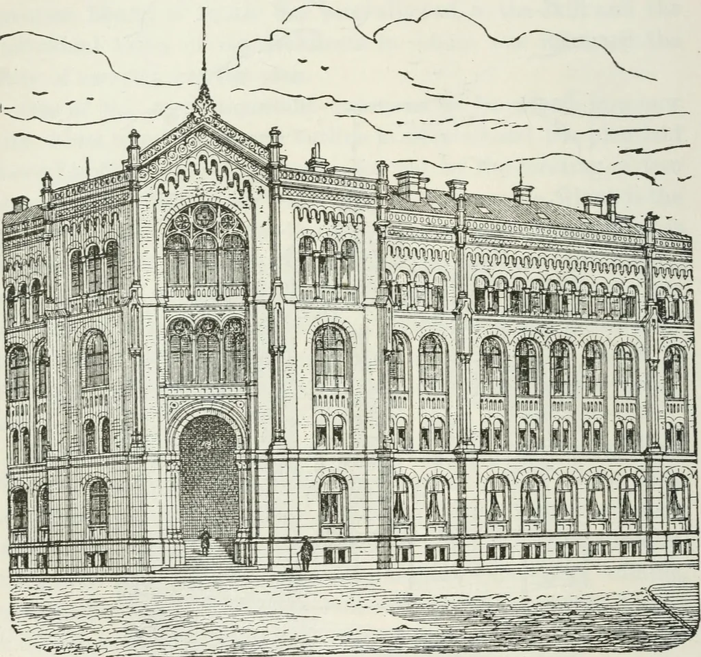 An illustration from Notes and sketches of an architect taken during a journey in the northwest of Europe;, 1877, leaf 177
