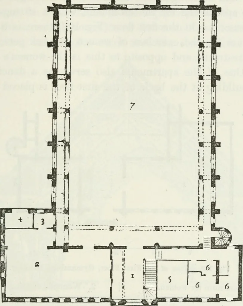 An illustration from Notes and sketches of an architect taken during a journey in the northwest of Europe;, 1877, leaf 196