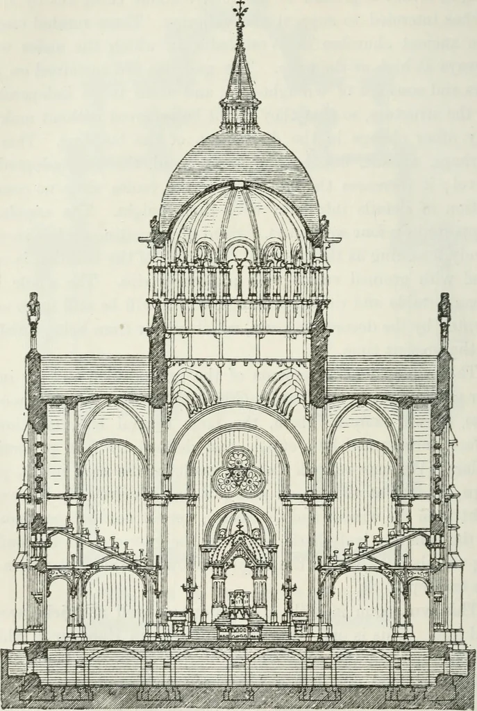 An illustration from Notes and sketches of an architect taken during a journey in the northwest of Europe;, 1877, leaf 205