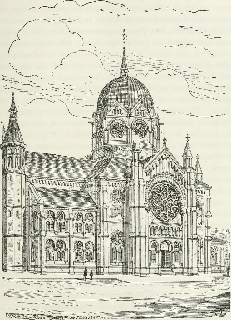 An illustration from Notes and sketches of an architect taken during a journey in the northwest of Europe;, 1877, leaf 206