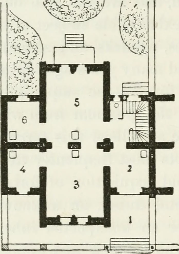 An illustration from Notes and sketches of an architect taken during a journey in the northwest of Europe;, 1877, leaf 217