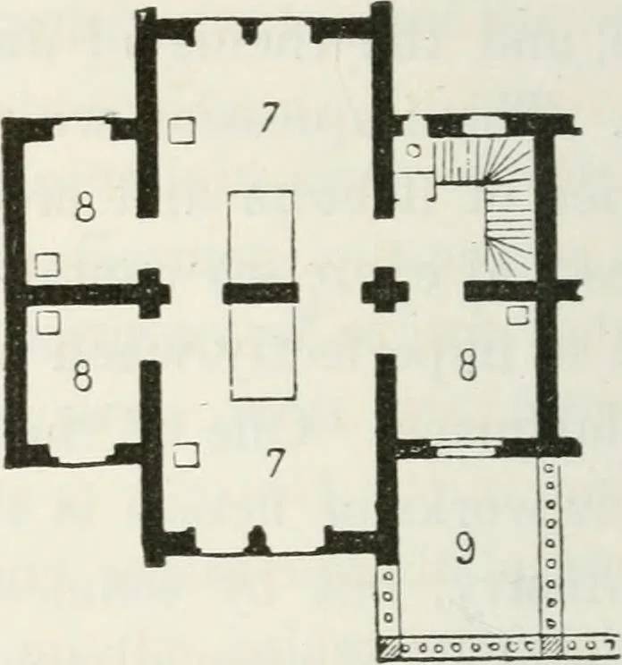 An illustration from Notes and sketches of an architect taken during a journey in the northwest of Europe;, 1877, leaf 217