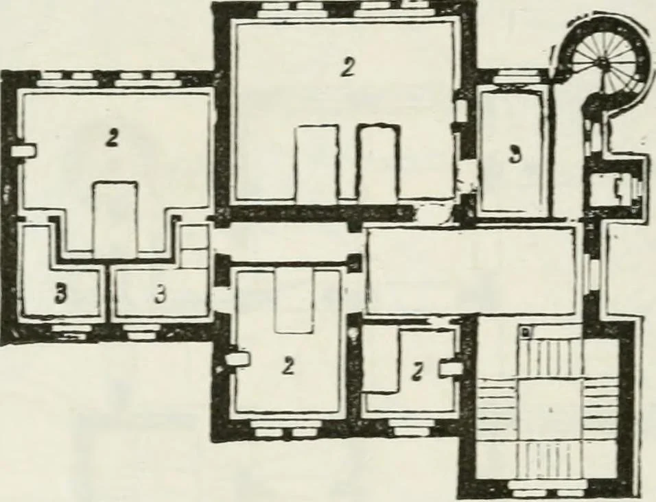 An illustration from Notes and sketches of an architect taken during a journey in the northwest of Europe;, 1877, leaf 225
