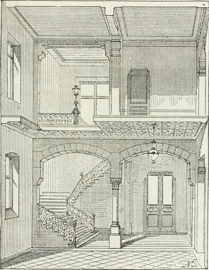 An illustration from Notes and sketches of an architect taken during a journey in the northwest of Europe;, 1877, leaf 226