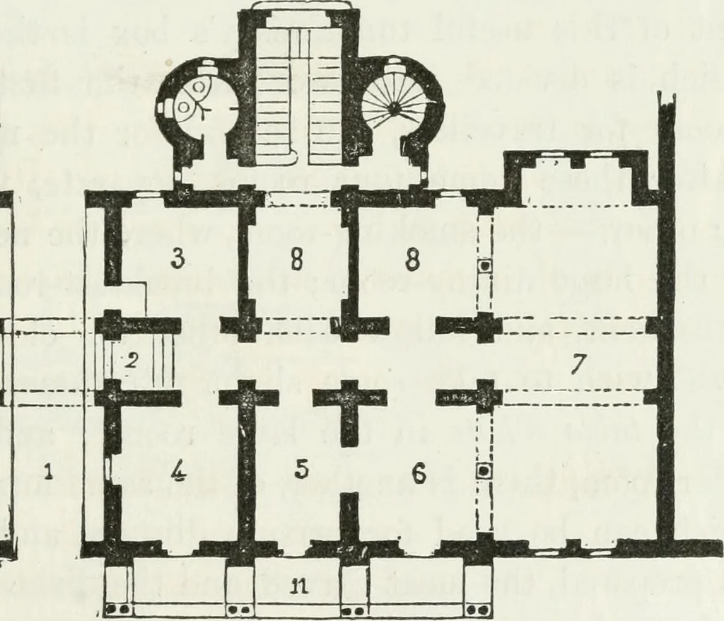 An illustration from Notes and sketches of an architect taken during a journey in the northwest of Europe;, 1877, leaf 230