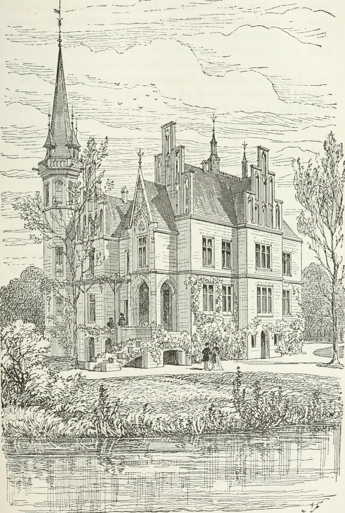 An illustration from Notes and sketches of an architect taken during a journey in the northwest of Europe;, 1877, leaf 236