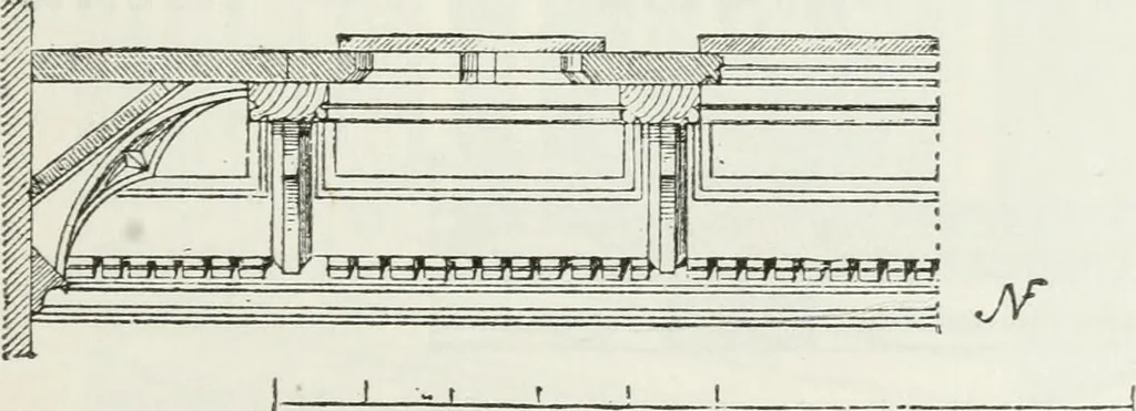 An illustration from Notes and sketches of an architect taken during a journey in the northwest of Europe;, 1877, leaf 242