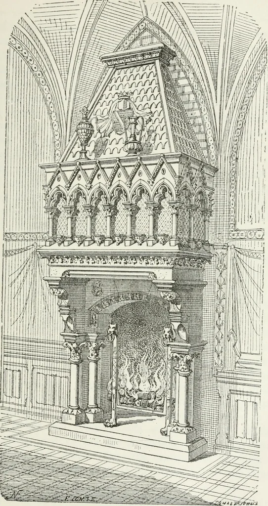 An illustration from Notes and sketches of an architect taken during a journey in the northwest of Europe;, 1877, leaf 244