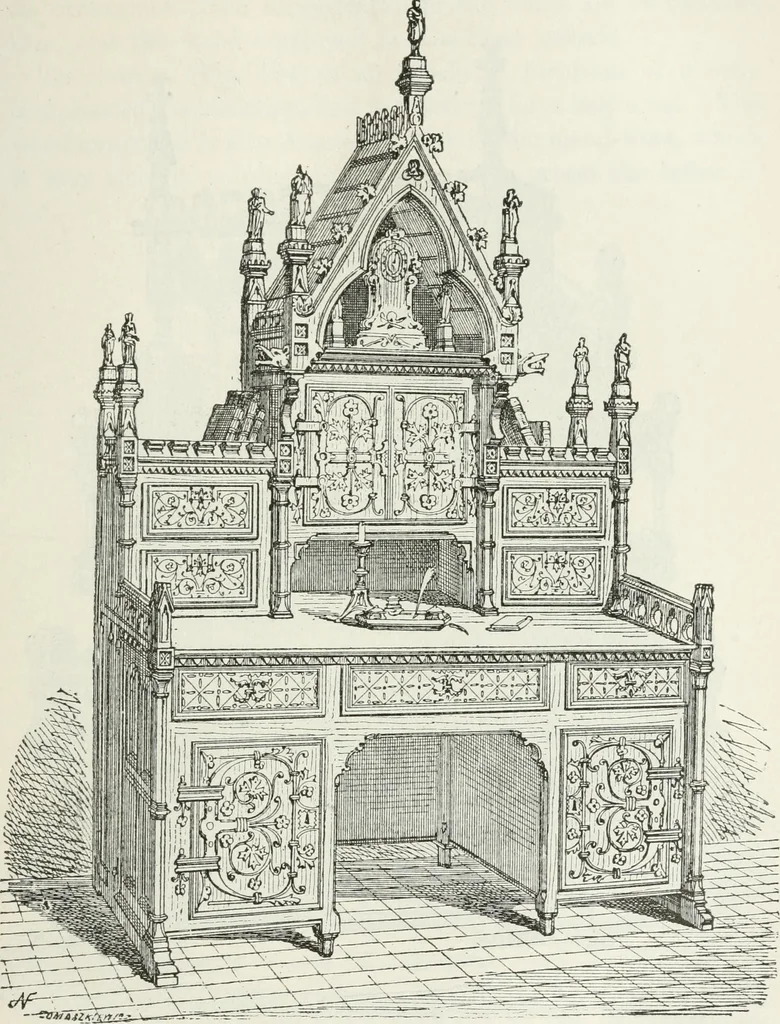 An illustration from Notes and sketches of an architect taken during a journey in the northwest of Europe;, 1877, leaf 252