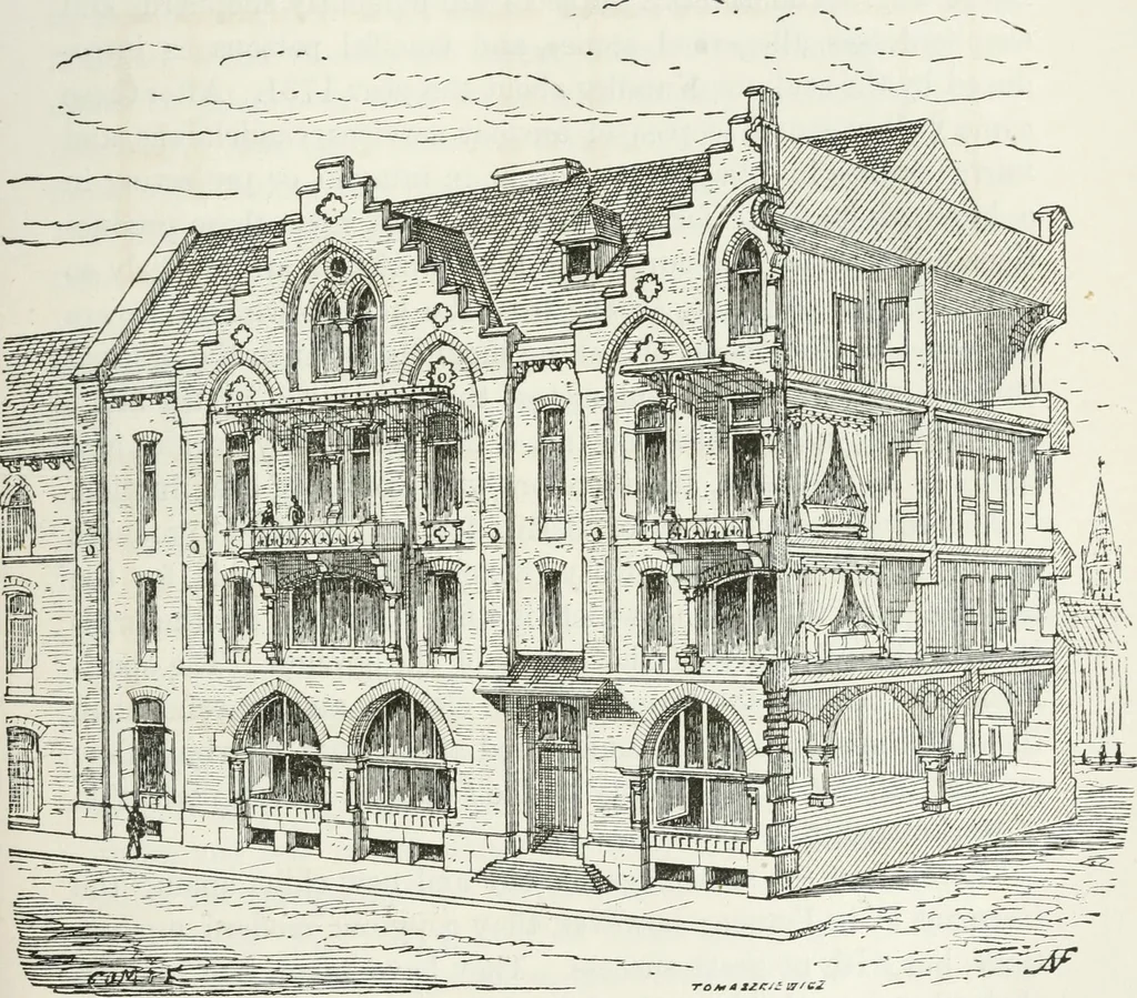 An illustration from Notes and sketches of an architect taken during a journey in the northwest of Europe;, 1877, leaf 292