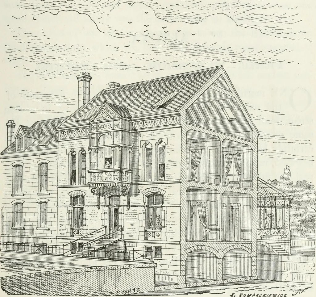 An illustration from Notes and sketches of an architect taken during a journey in the northwest of Europe;, 1877, leaf 296