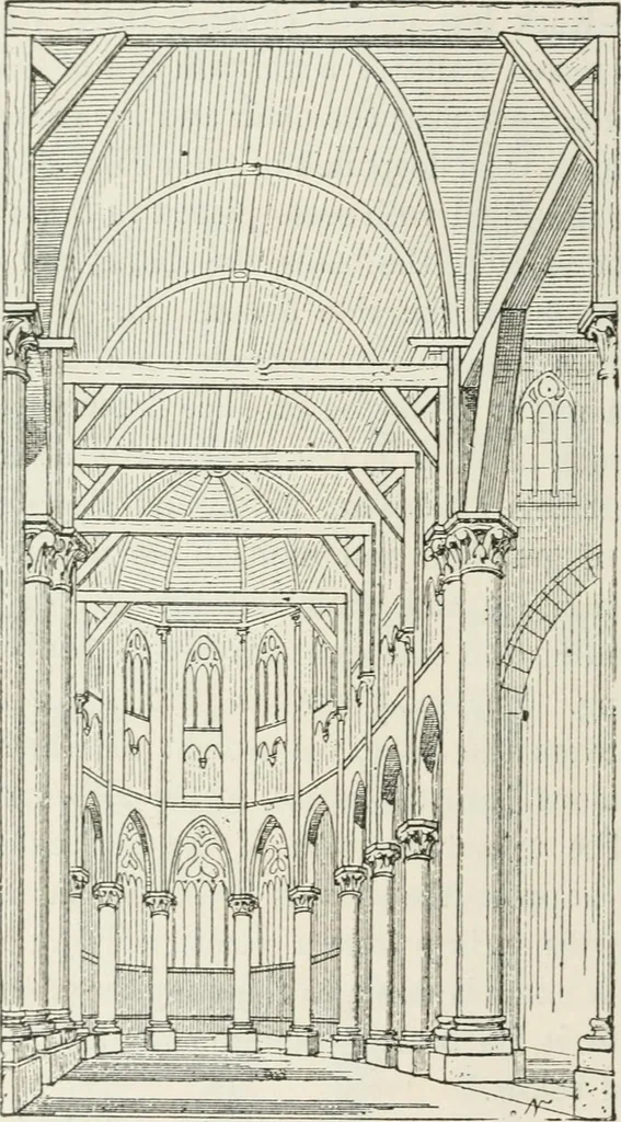 An illustration from Notes and sketches of an architect taken during a journey in the northwest of Europe;, 1877, leaf 33