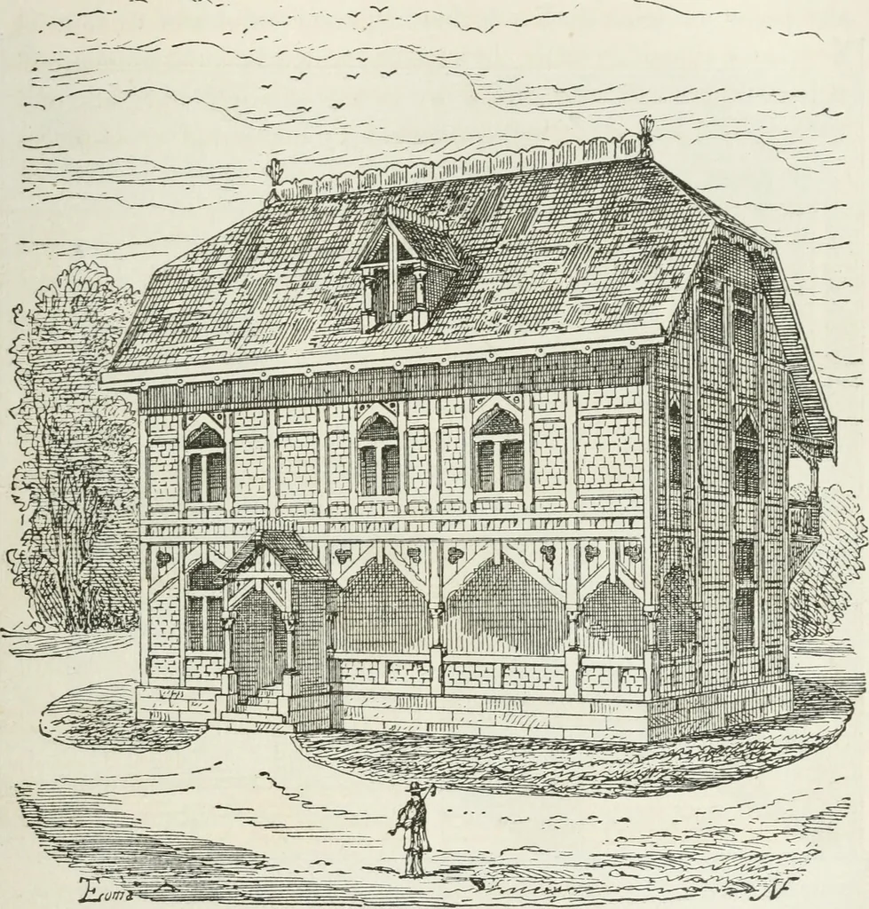 An illustration from Notes and sketches of an architect taken during a journey in the northwest of Europe;, 1877, leaf 346