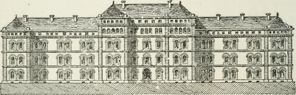 An illustration from Notes and sketches of an architect taken during a journey in the northwest of Europe;, 1877, leaf 35
