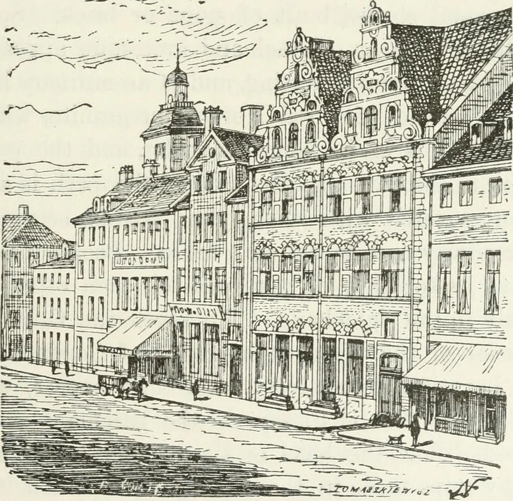 An illustration from Notes and sketches of an architect taken during a journey in the northwest of Europe;, 1877, leaf 358