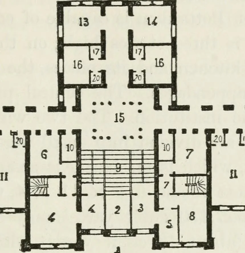 An illustration from Notes and sketches of an architect taken during a journey in the northwest of Europe;, 1877, leaf 36