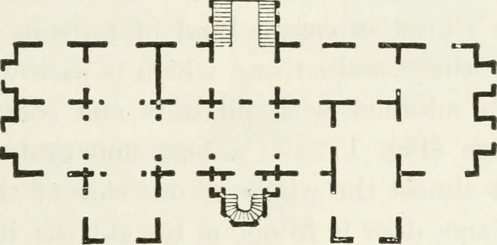 An illustration from Notes and sketches of an architect taken during a journey in the northwest of Europe;, 1877, leaf 372