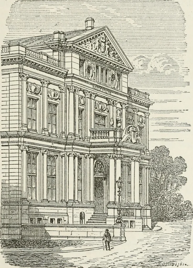 An illustration from Notes and sketches of an architect taken during a journey in the northwest of Europe;, 1877, leaf 38