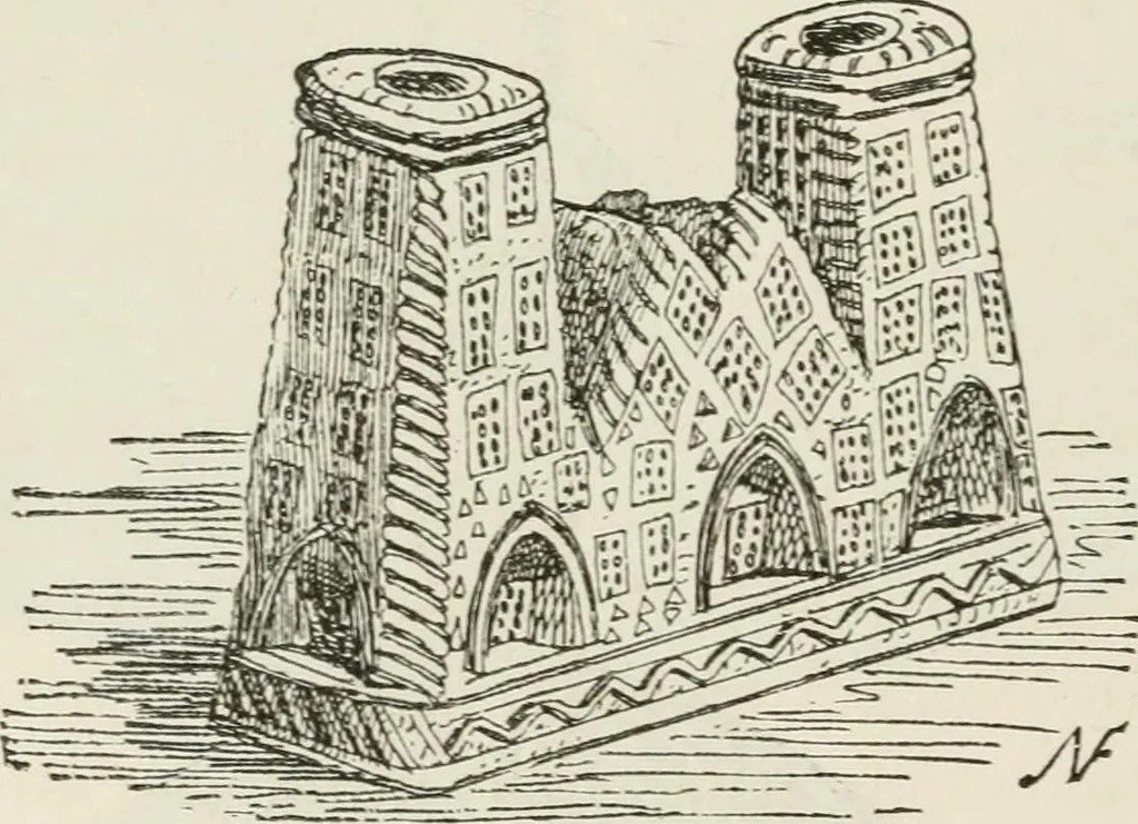 An illustration from Notes and sketches of an architect taken during a journey in the northwest of Europe;, 1877, leaf 401
