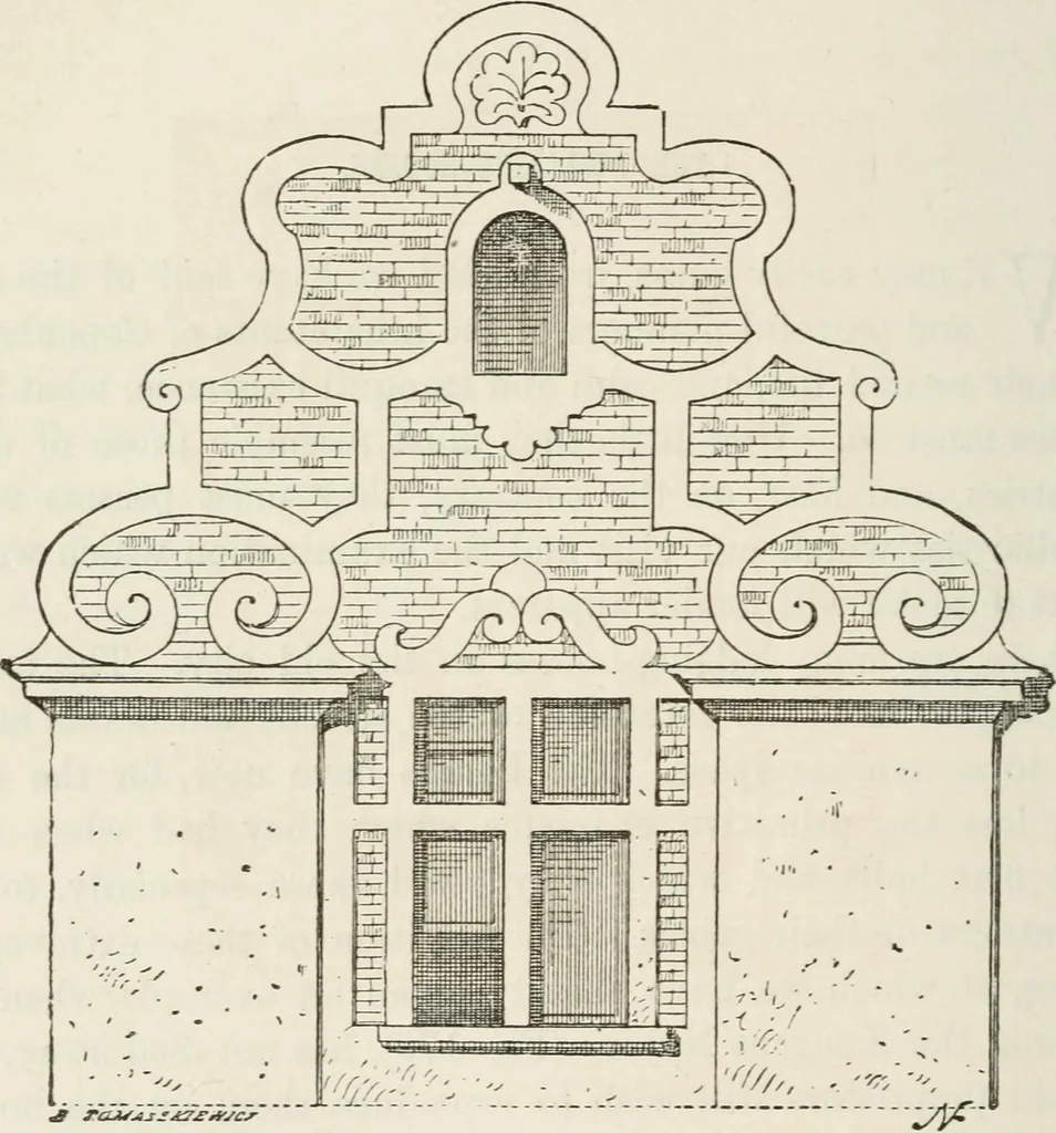 An illustration from Notes and sketches of an architect taken during a journey in the northwest of Europe;, 1877, leaf 421