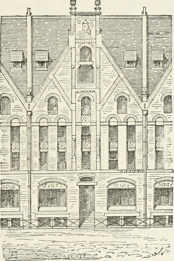 An illustration from Notes and sketches of an architect taken during a journey in the northwest of Europe;, 1877, leaf 422