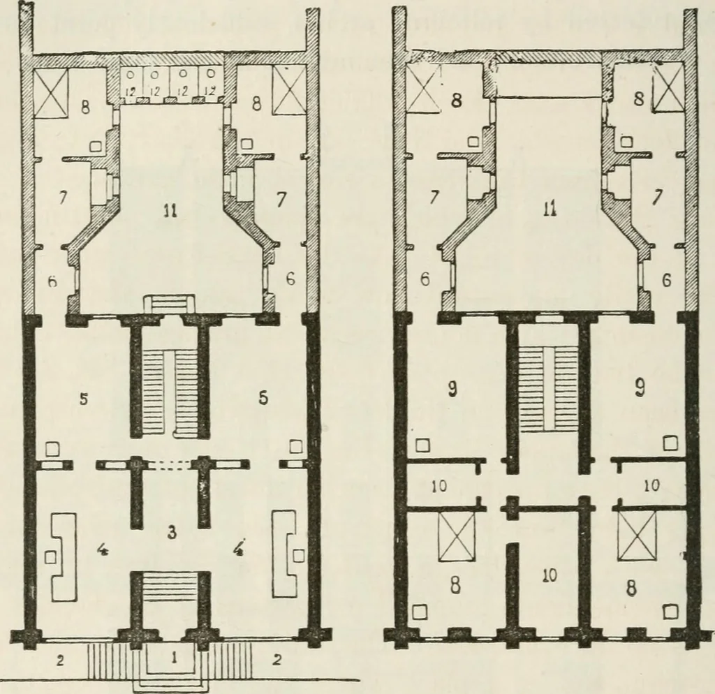 An illustration from Notes and sketches of an architect taken during a journey in the northwest of Europe;, 1877, leaf 423