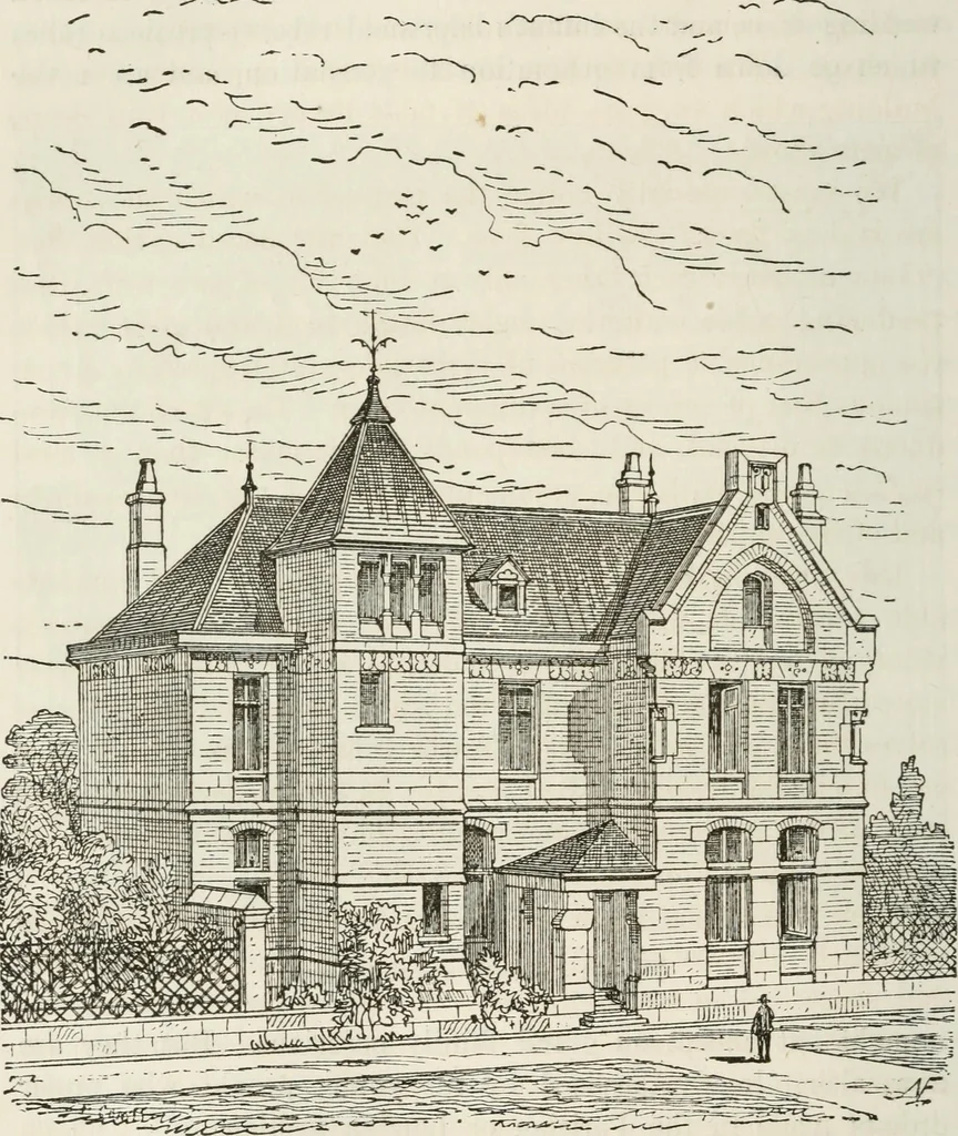 An illustration from Notes and sketches of an architect taken during a journey in the northwest of Europe;, 1877, leaf 429