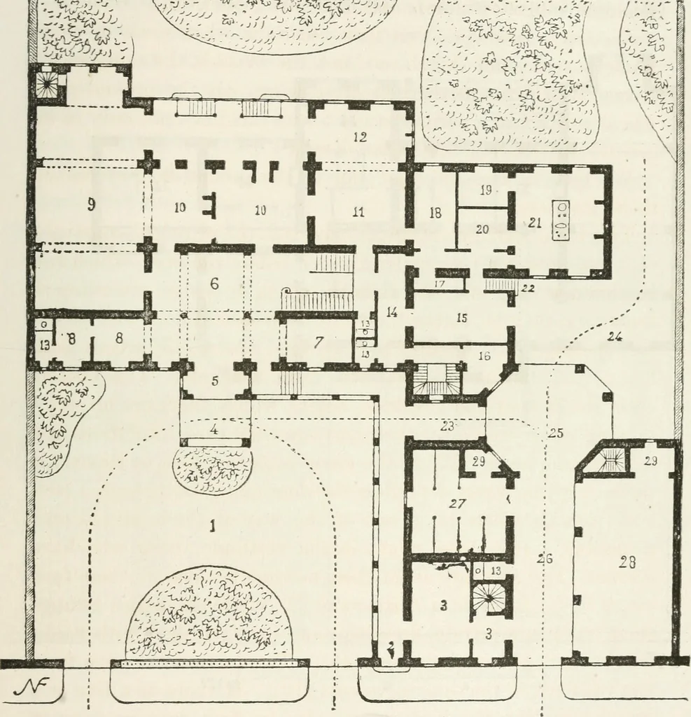 An illustration from Notes and sketches of an architect taken during a journey in the northwest of Europe;, 1877, leaf 432
