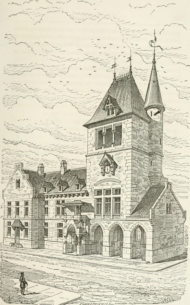 An illustration from Notes and sketches of an architect taken during a journey in the northwest of Europe;, 1877, leaf 440