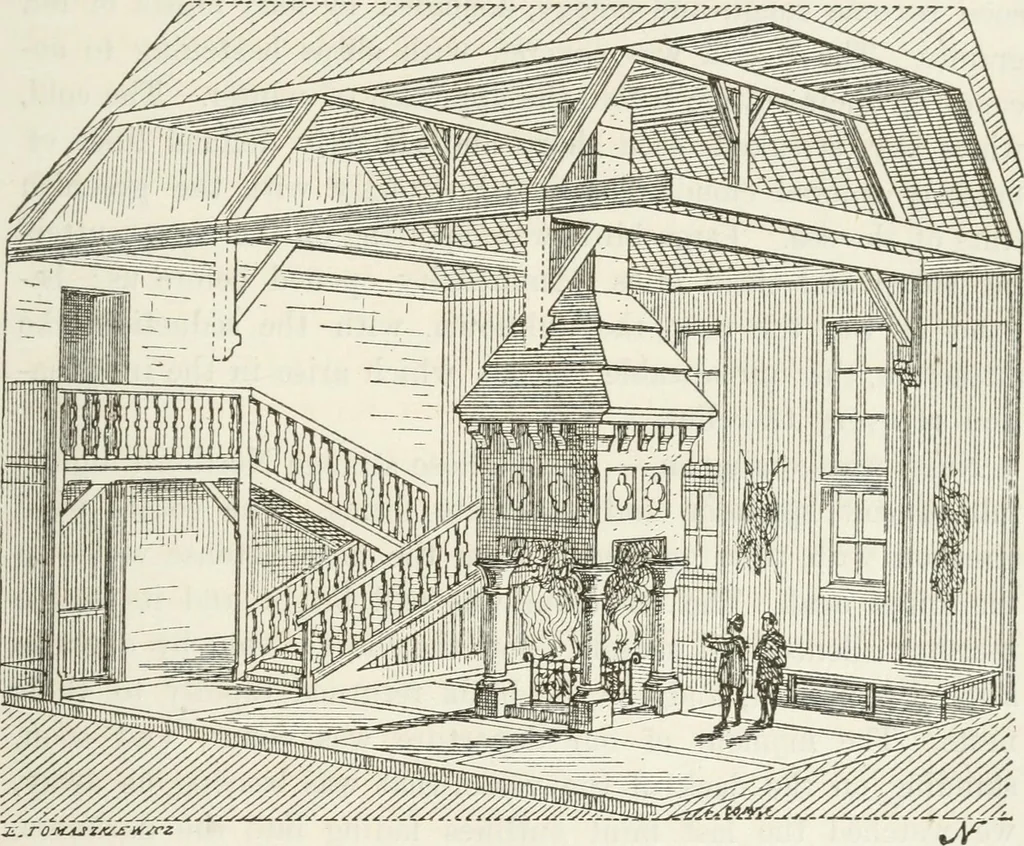 An illustration from Notes and sketches of an architect taken during a journey in the northwest of Europe;, 1877, leaf 452