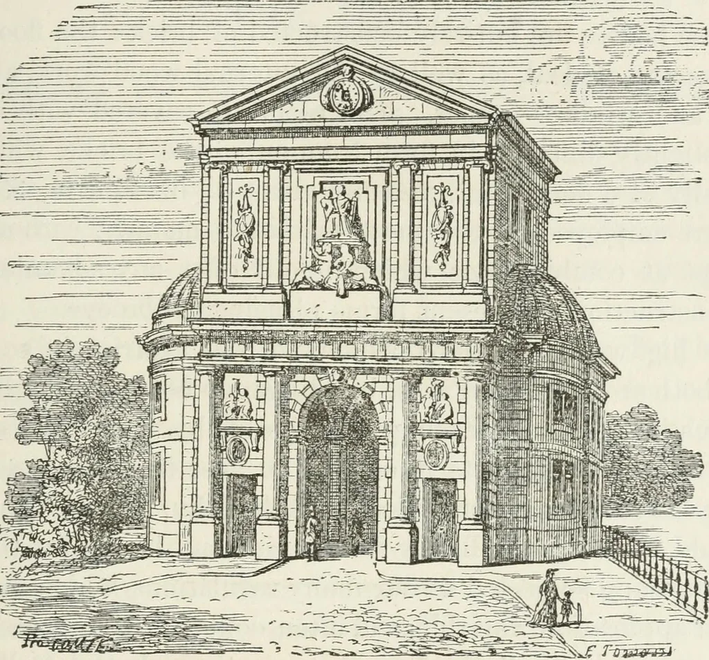 An illustration from Notes and sketches of an architect taken during a journey in the northwest of Europe;, 1877, leaf 46