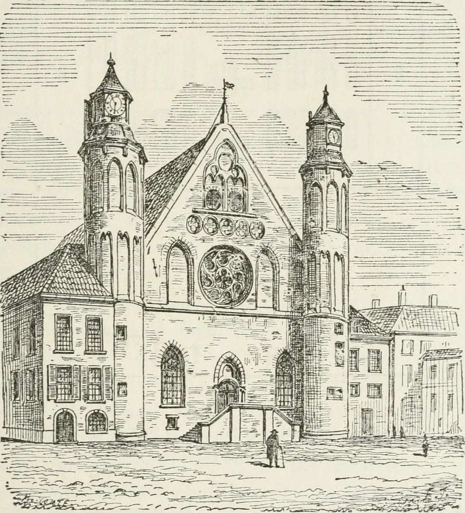 An illustration from Notes and sketches of an architect taken during a journey in the northwest of Europe;, 1877, leaf 50