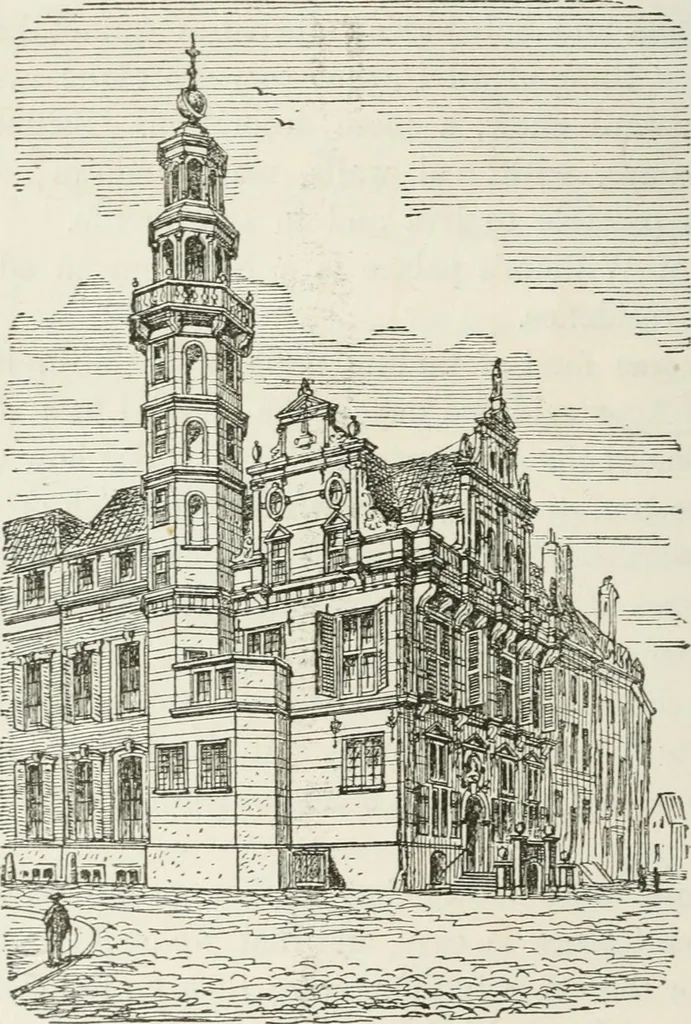 An illustration from Notes and sketches of an architect taken during a journey in the northwest of Europe;, 1877, leaf 55